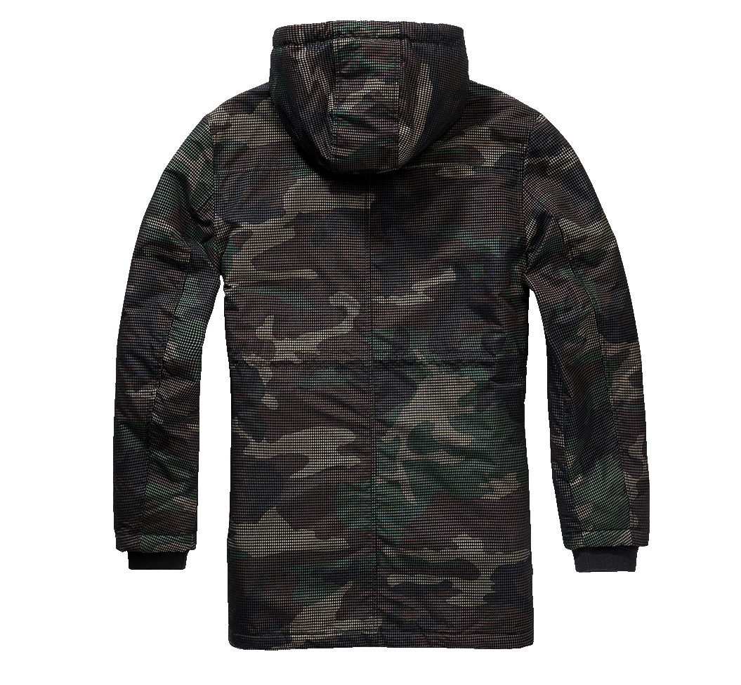 Grid Camo Parka