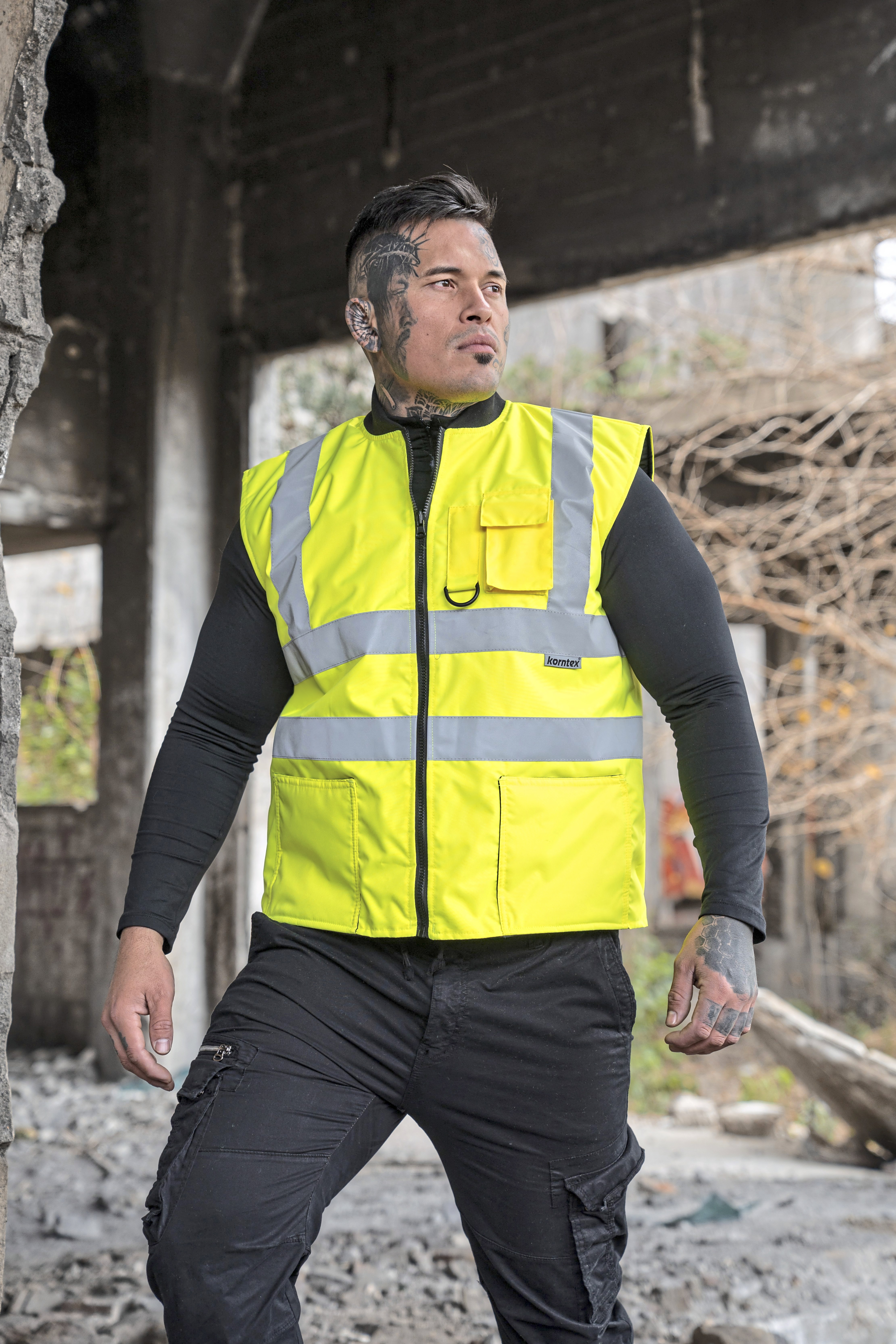 Hi-Vis Reversible Safety Bodywarmer Ural 2-in-1