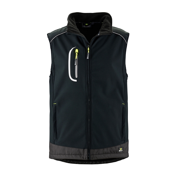 4PROTECT® Softshellweste IDAHO schwarz