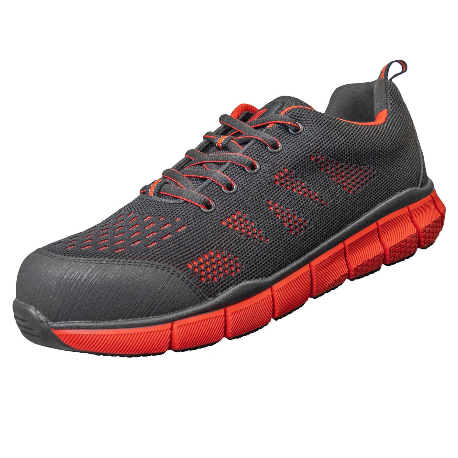 Sicherheitshalbschuhe S1P ESD SONIC STEP schwarz / rot