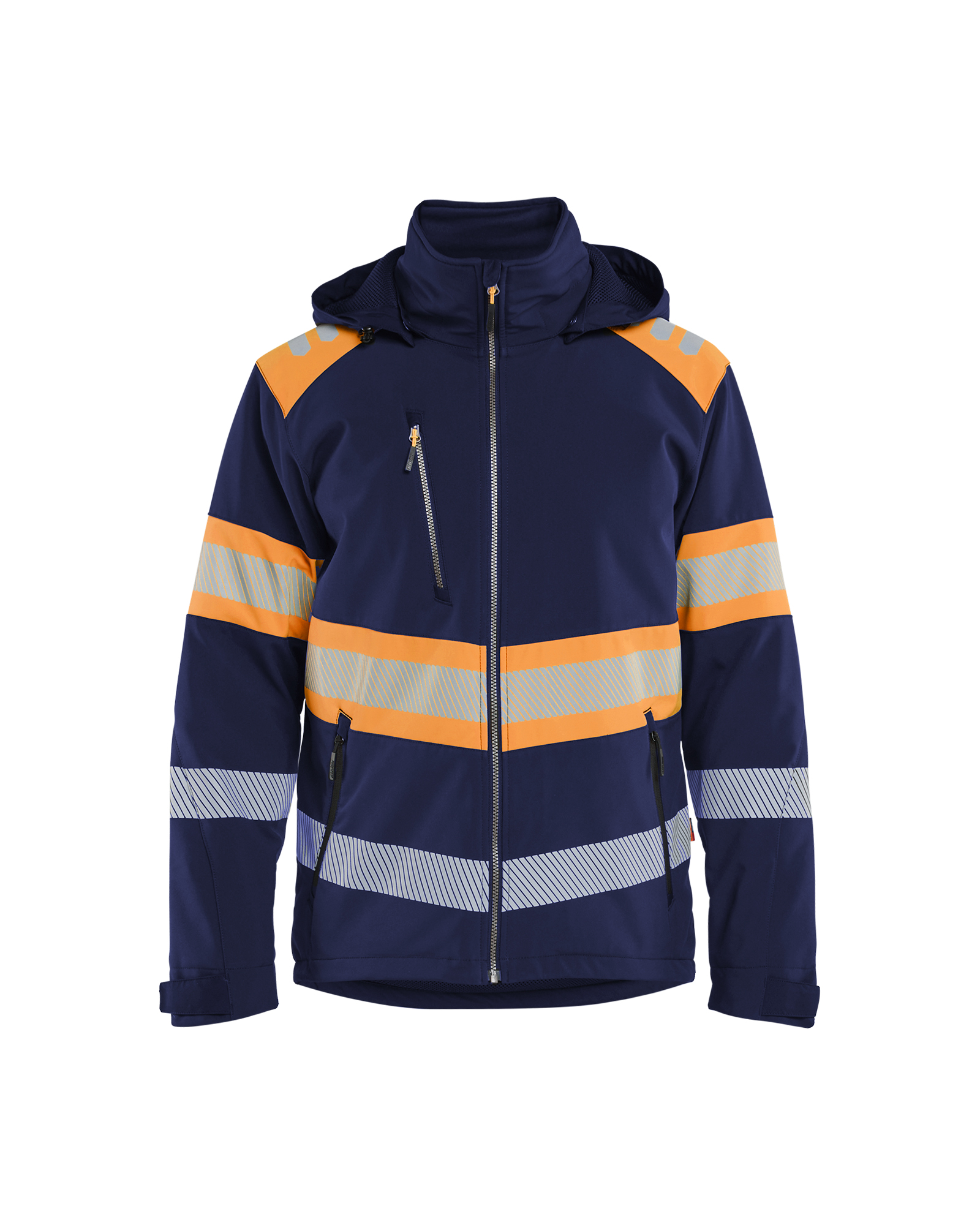 High Vis Softshell Winterjacke leicht gefüttert