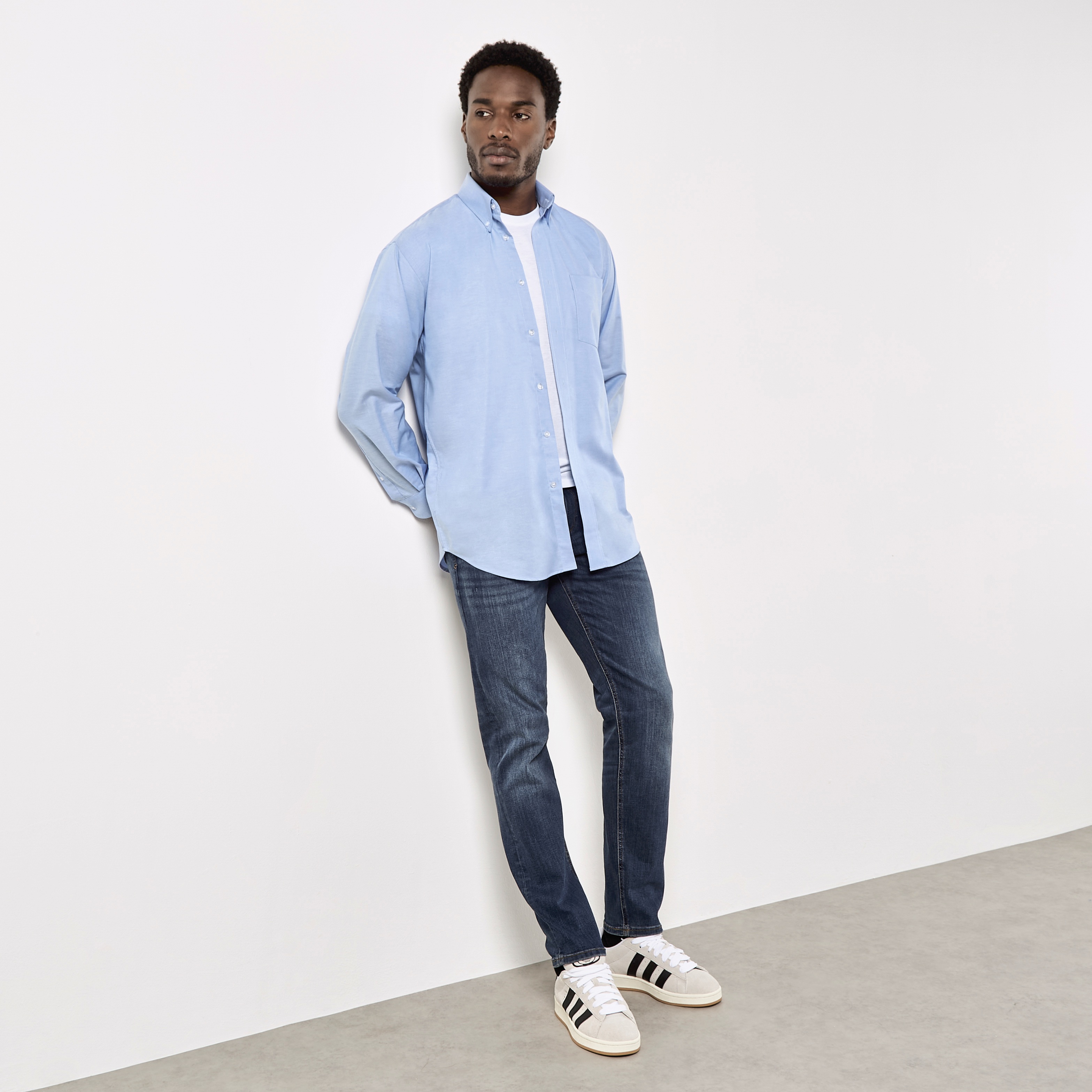 Hemd – Men´s Classic Fit Workwear Oxford Shirt Long Sleeve