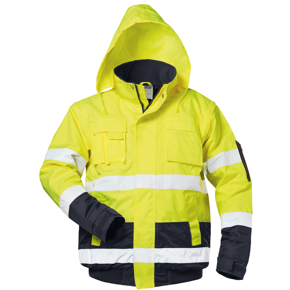 Warnschutzpilotjacke Gelb/Marine Hasso