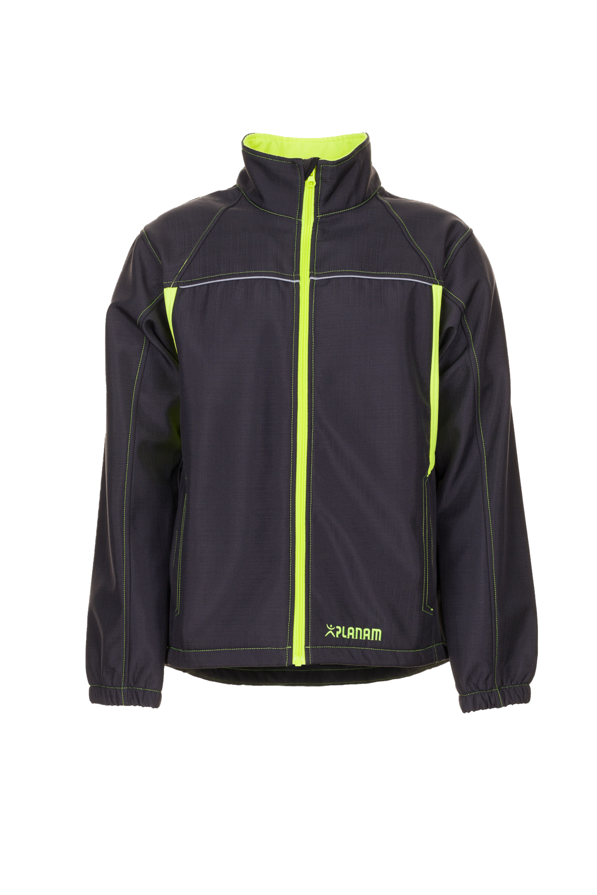PLANAM Softshelljacke Basalt Neon