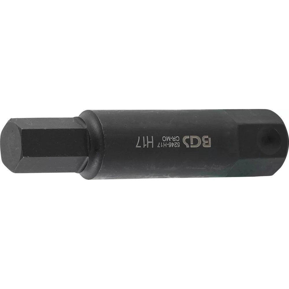Bit, Länge 100 mm, Antrieb Außensechskant 22 mm, Innensechskant 17 mm