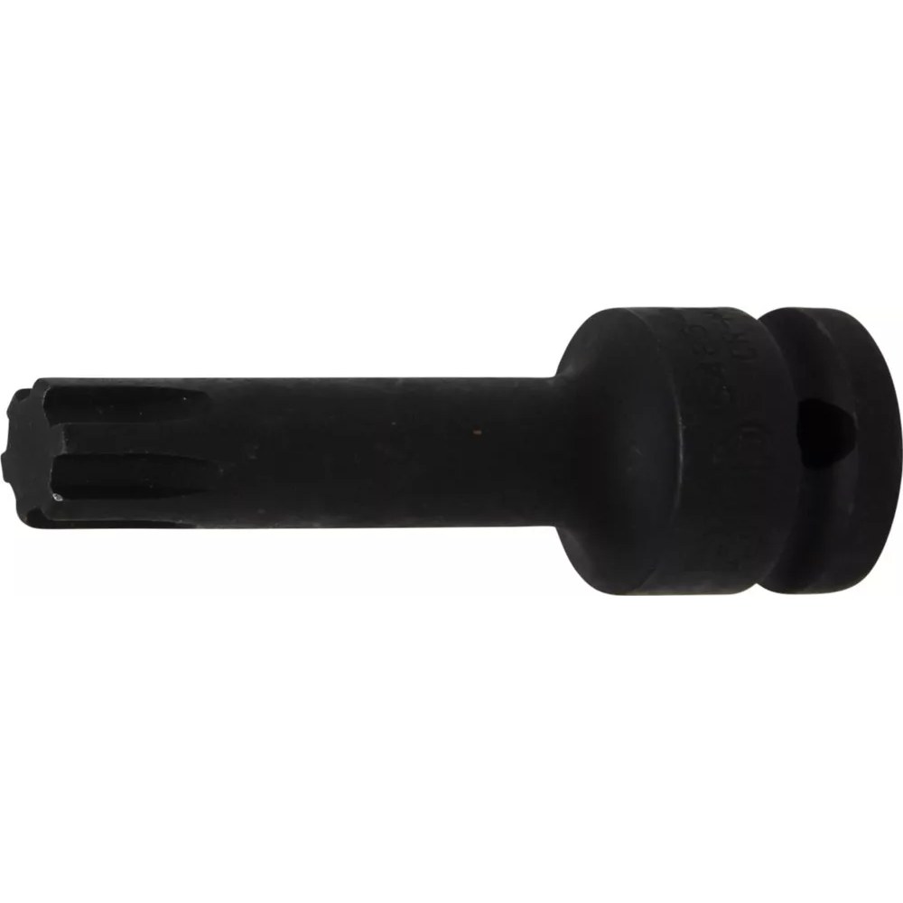 Kraft-Bit-Einsatz, Länge 75 mm, Antrieb Innenvierkant 12,5 mm (1/2"), Keil-Profil (für RIBE) M13