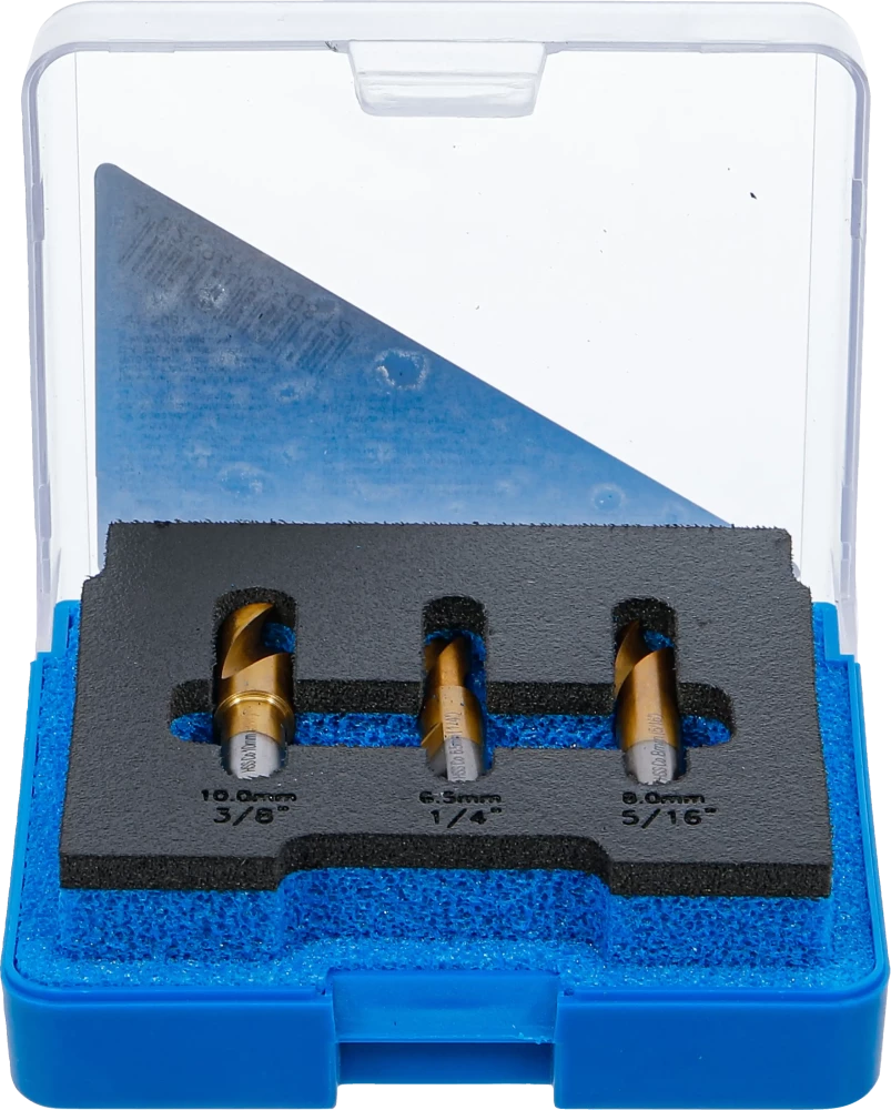 Schweißpunkt-Fräser-Satz, 5 % Cobalt-Stahl, 3-tlg.