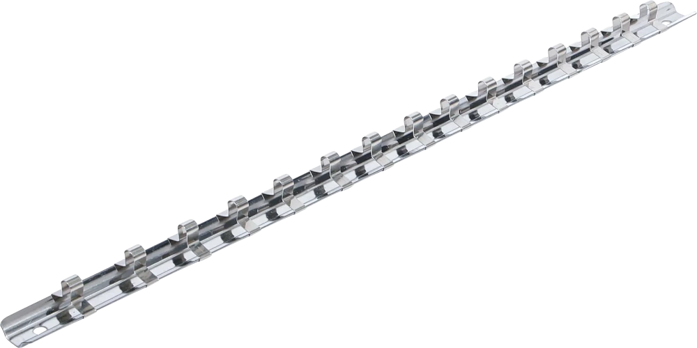 Aufsteckschiene mit 15 Clips, 6,3 mm (1/4")