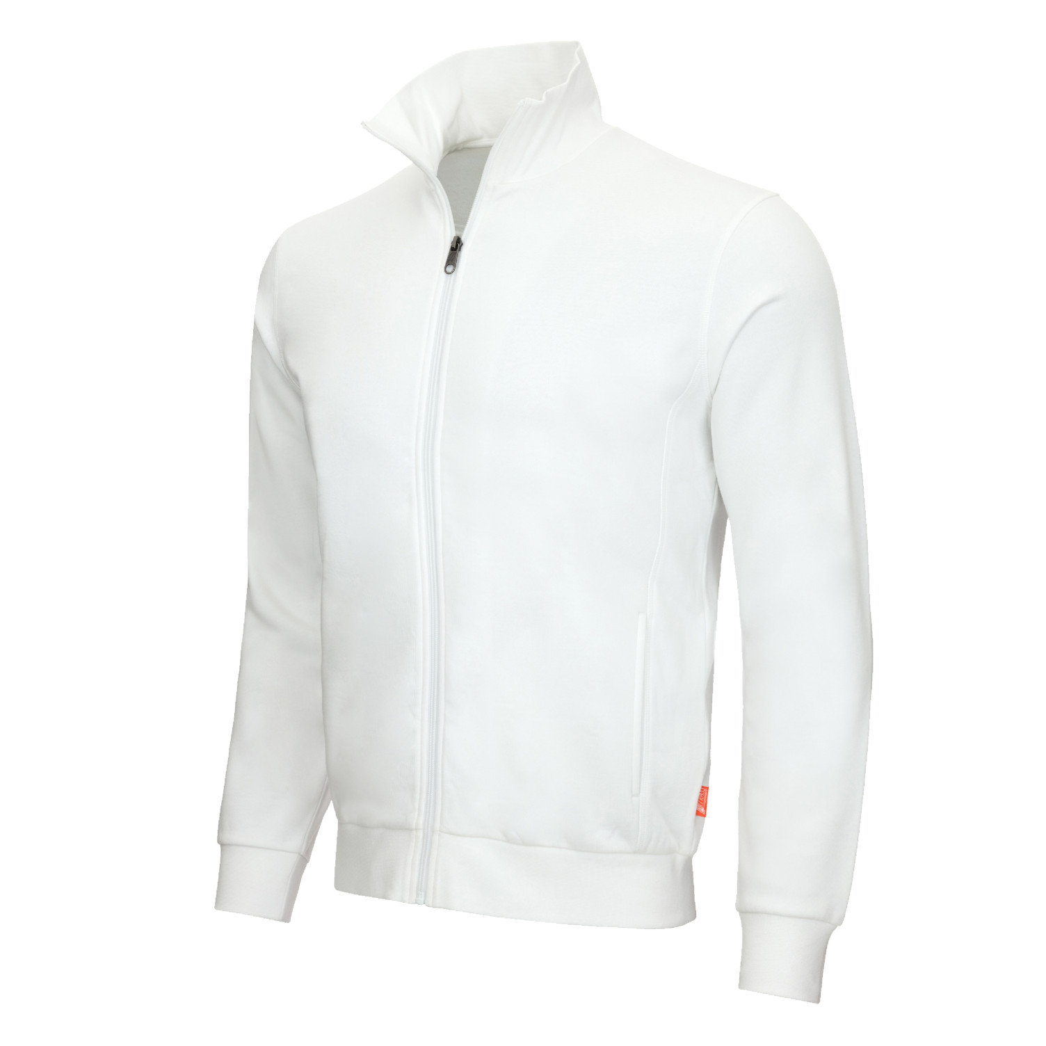 Sweatjacke MOTION TEX LIGHT weiß / uni