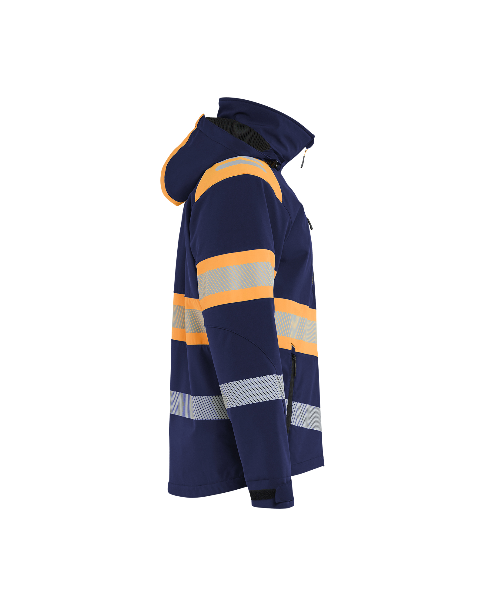 High Vis Softshell Winterjacke leicht gefüttert