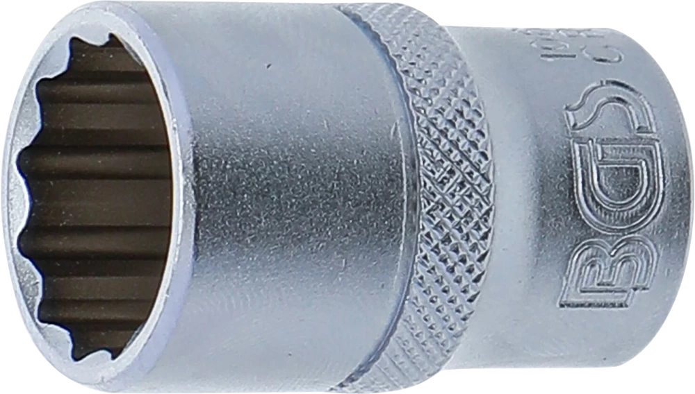 Steckschlüssel-Einsatz Zwölfkant, Antrieb Innenvierkant 12,5 mm (1/2"), SW 18 mm