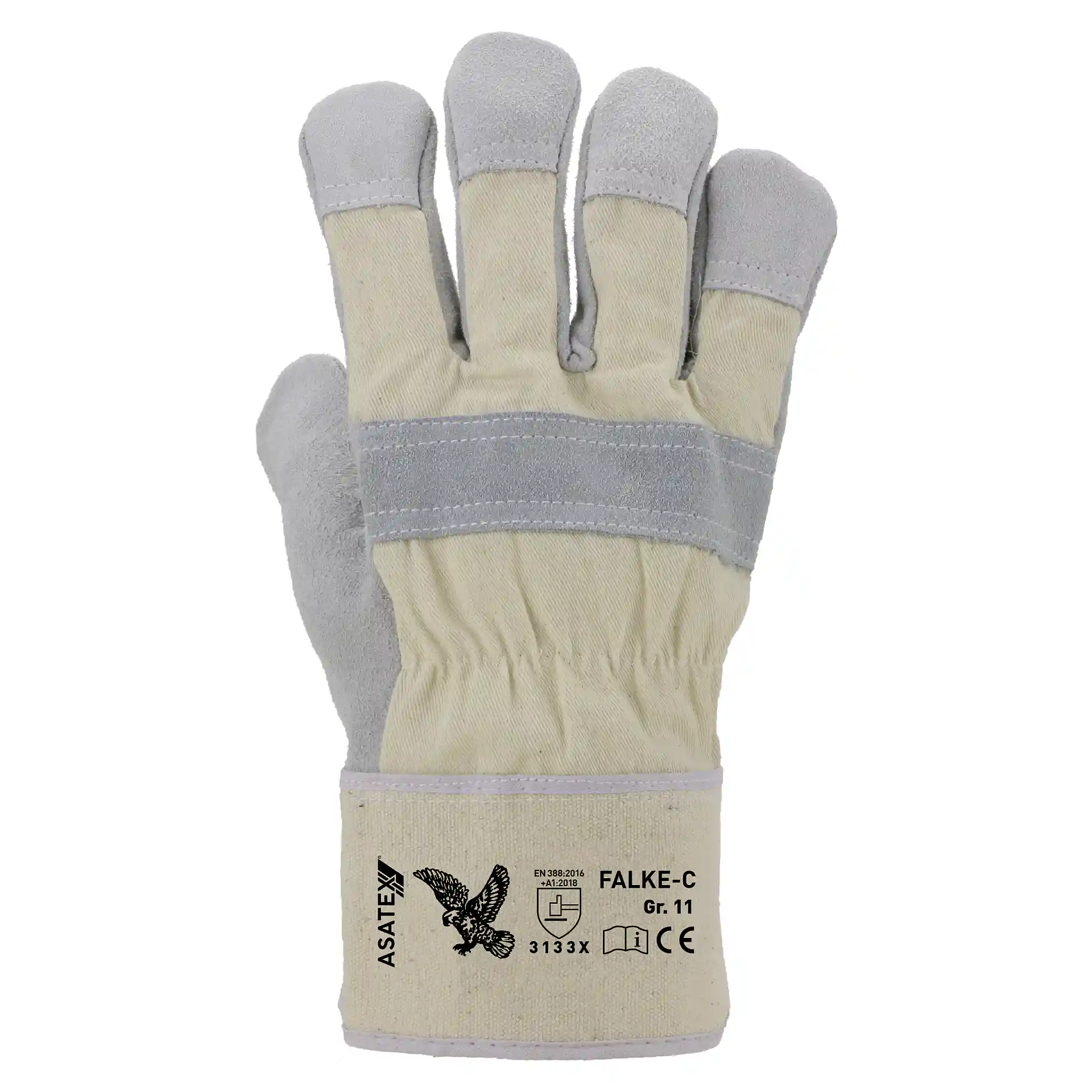 Rindspaltleder-Handschuh FALKE-C