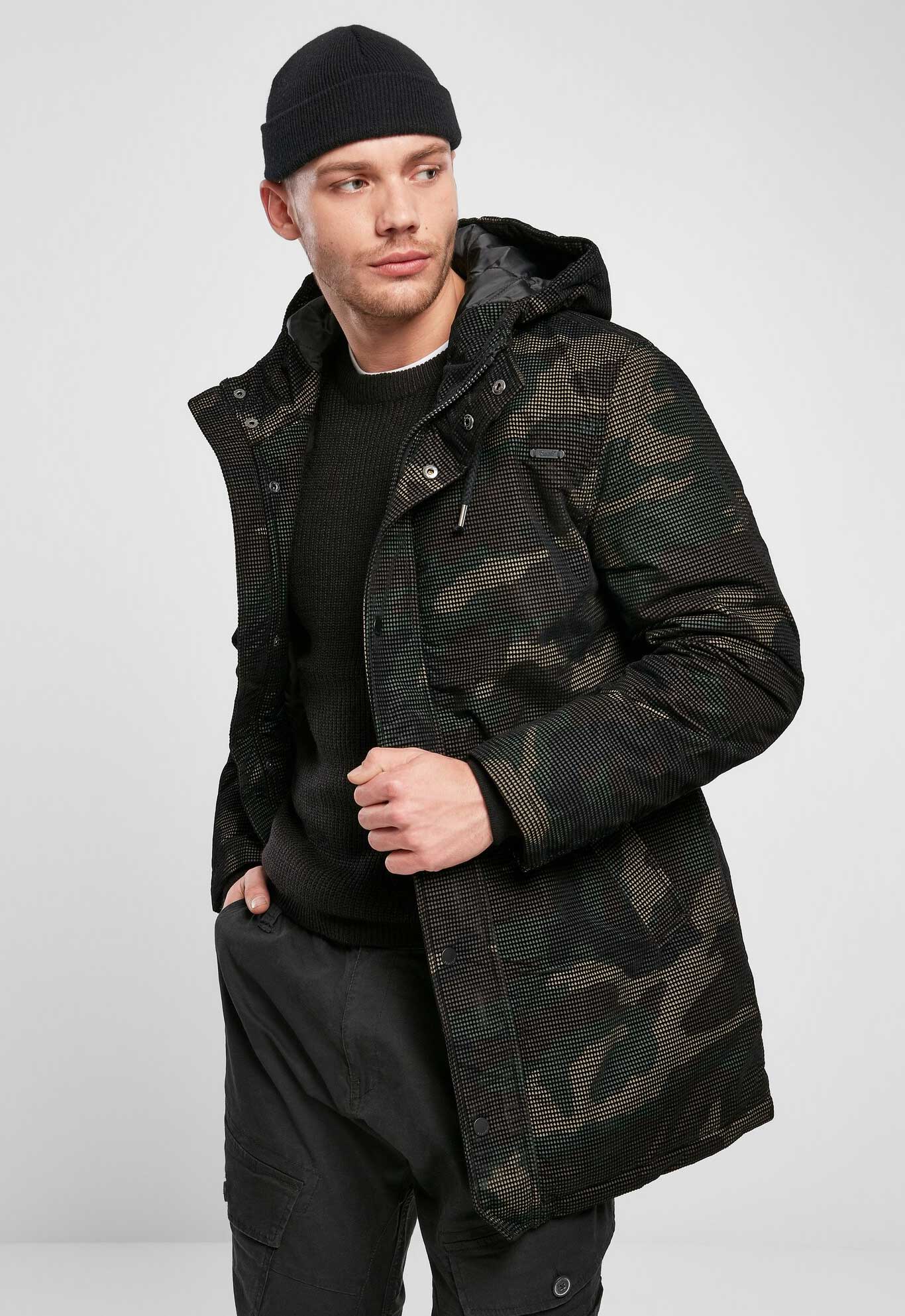 Grid Camo Parka