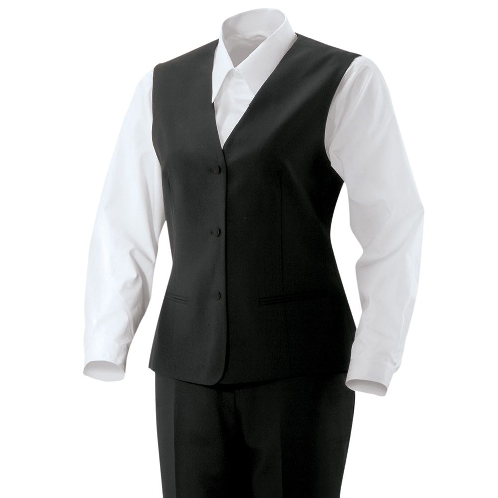 Damen Weste BASIC schwarz