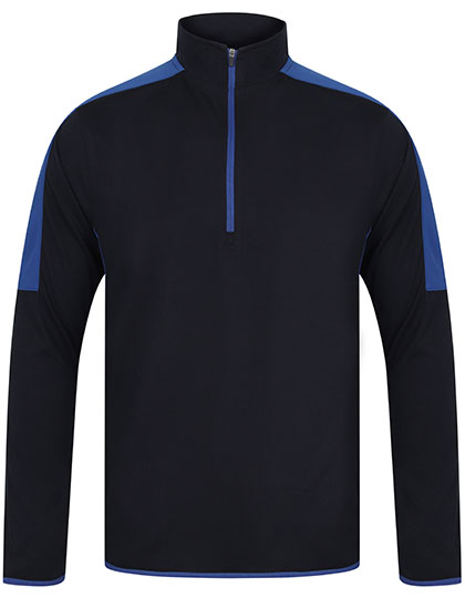 Pullover – Adults 1/4 Zip Midlayer With Contrast Panelling