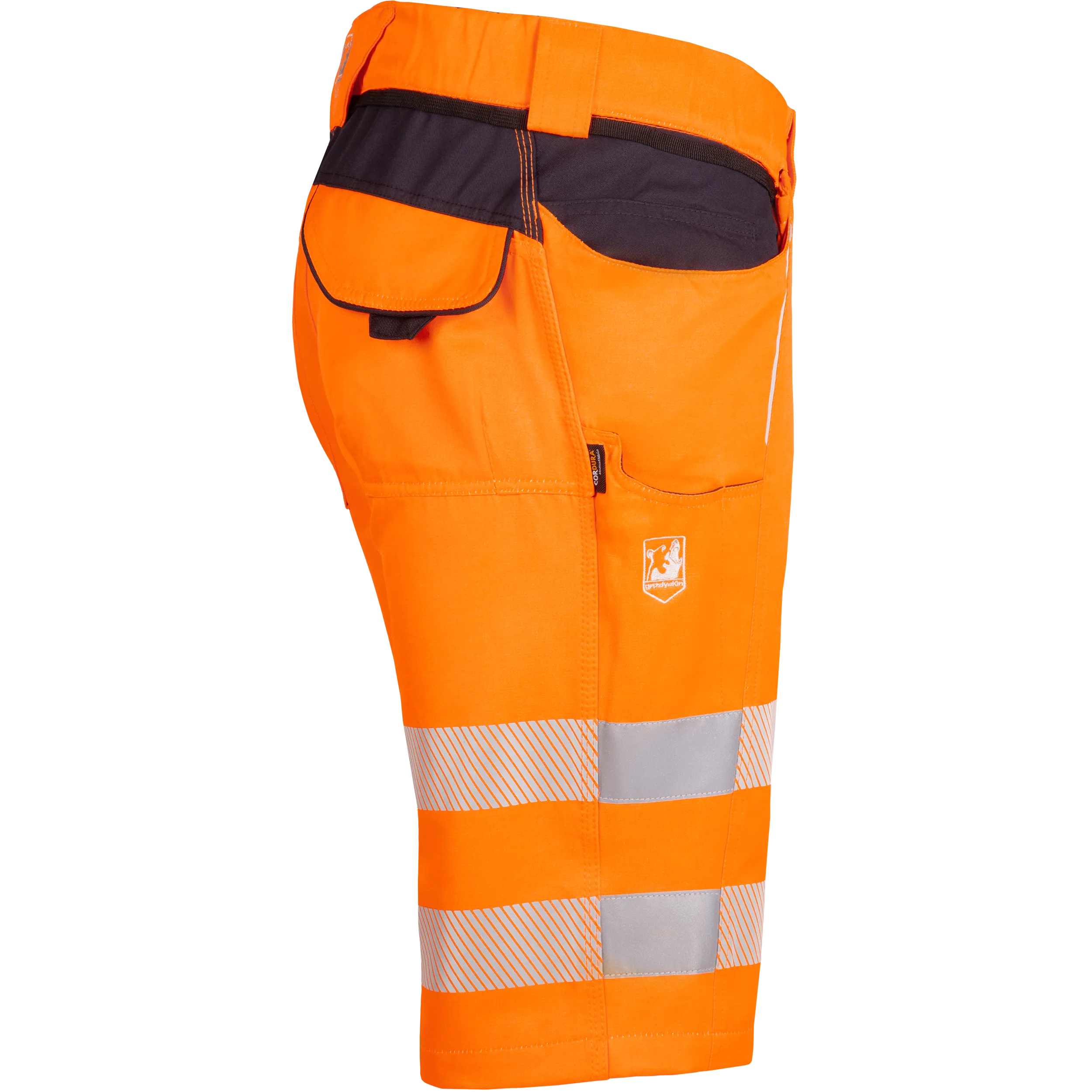 Arbeitsshorts "Grizzlyskin Warnschutz" aus Lyocell & Cordura