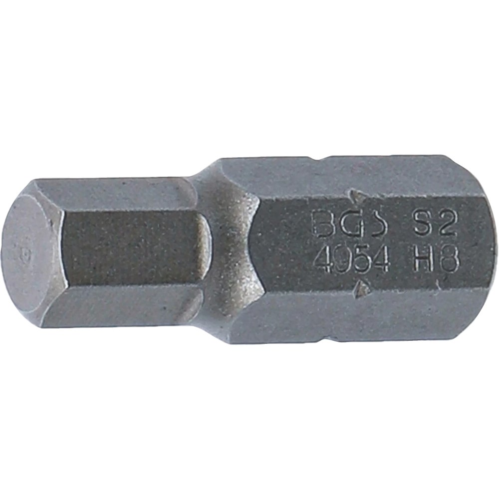 Bit, Länge 30 mm, Antrieb Außensechskant 10 mm (3/8"), Innensechskant 8 mm