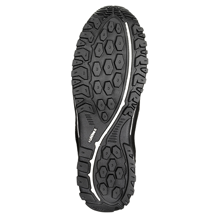 RUNNEX® S3S-ESD-Sicherheitsschnürstiefel LightStar schwarz/weiß/grau