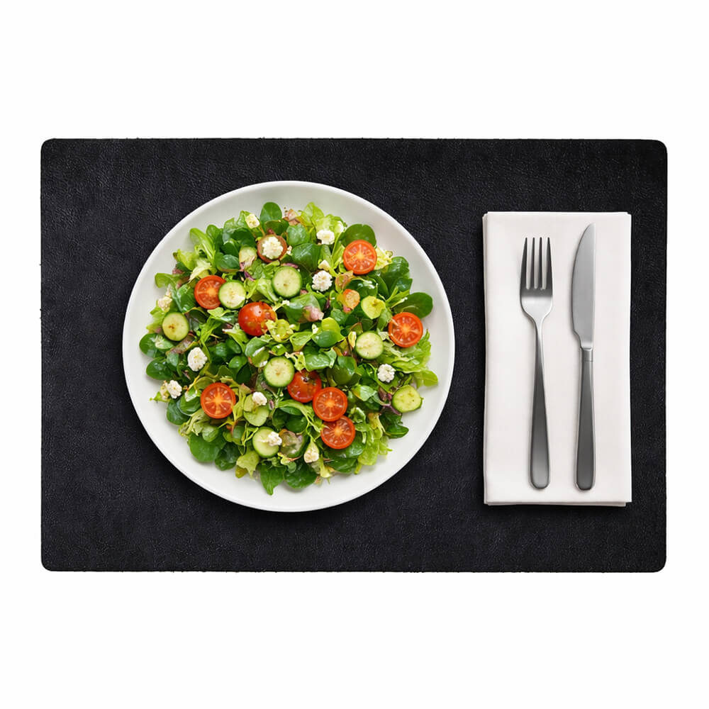 BBQ Style Tischset 43 x 30 cm schwarz 4 Stück