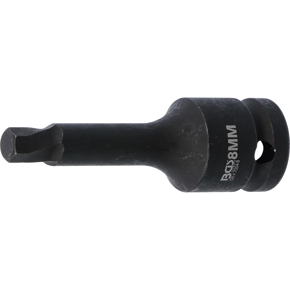 Schraubenausdreher, Antrieb Innenvierkant 12,5 mm (1/2"), für defekten Innensechskant 8 mm