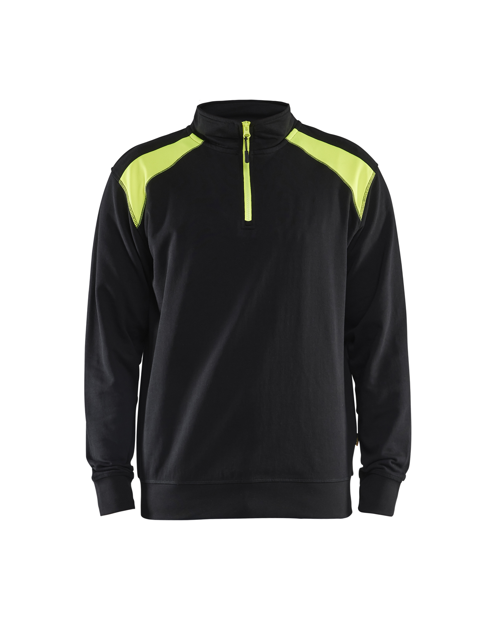 Sweatshirt Half-Zip 2-farbig