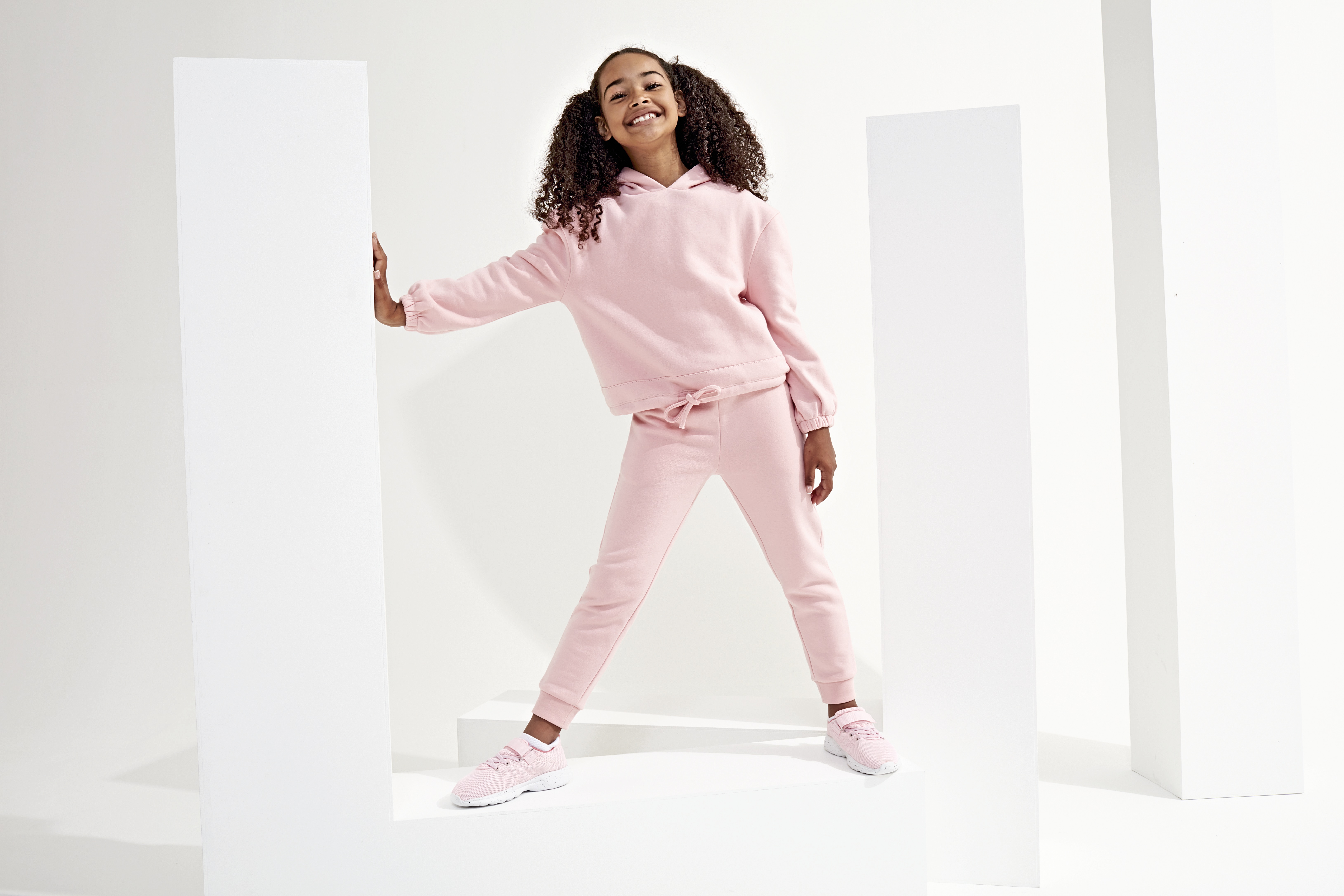 Kids Recycled Cropped Oversize Hoodie