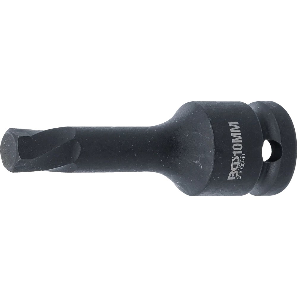 Schraubenausdreher, Antrieb Innenvierkant 12,5 mm (1/2"), für defekten Innensechskant 10 mm