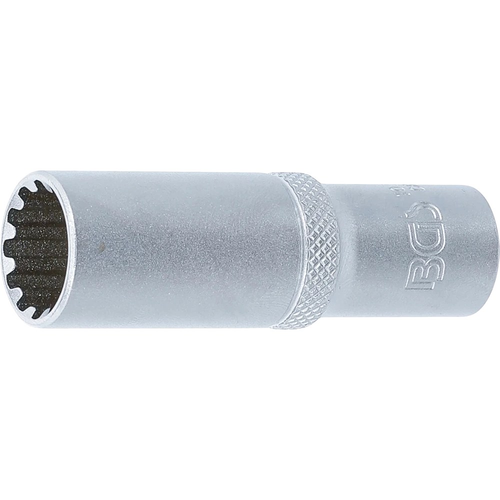 Steckschlüssel-Einsatz Gear Lock, tief, Antrieb Innenvierkant 10 mm (3/8"), SW 14 mm