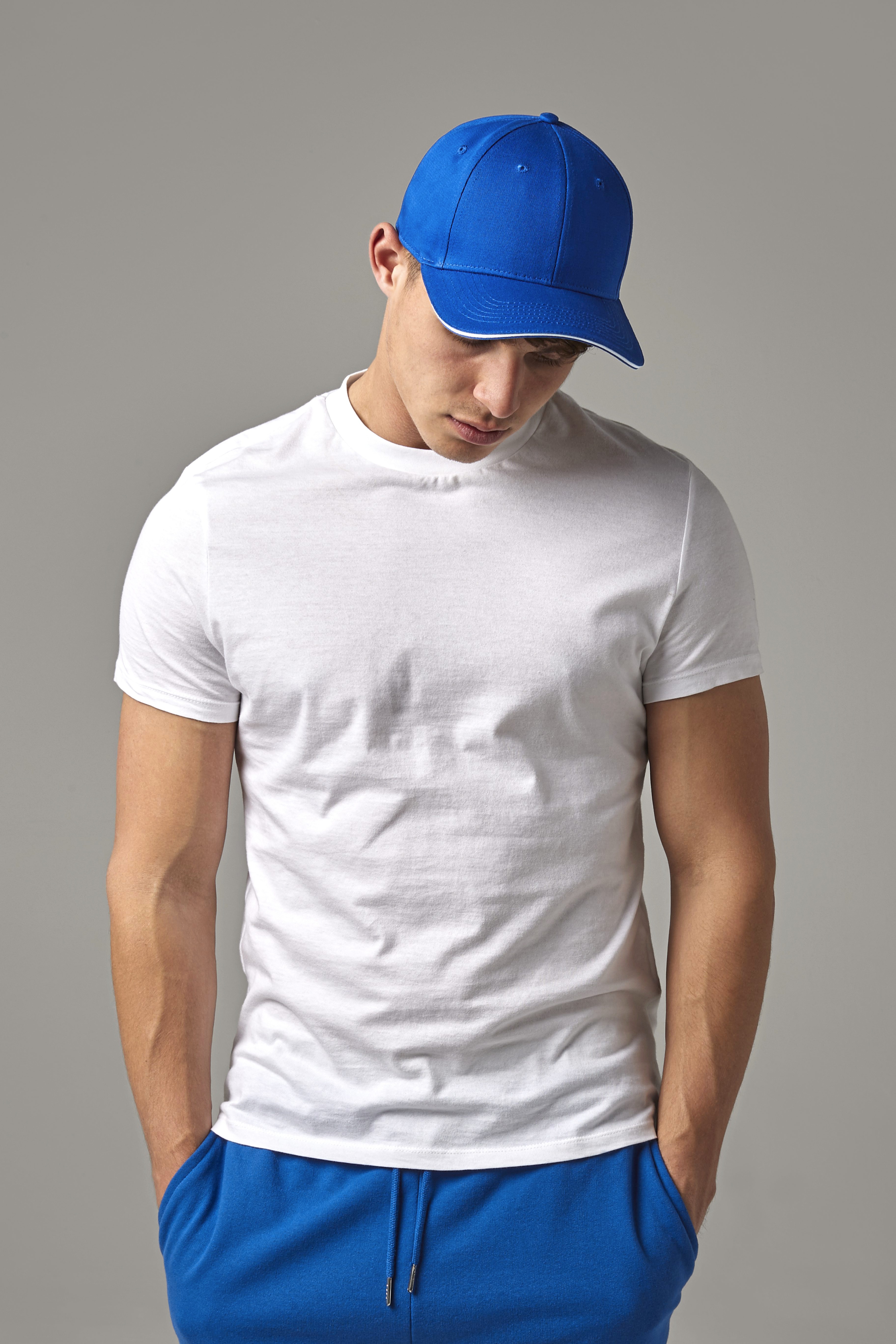 EarthAware Classic Organic Cotton 6 Panel Cap - Sandwich Peak