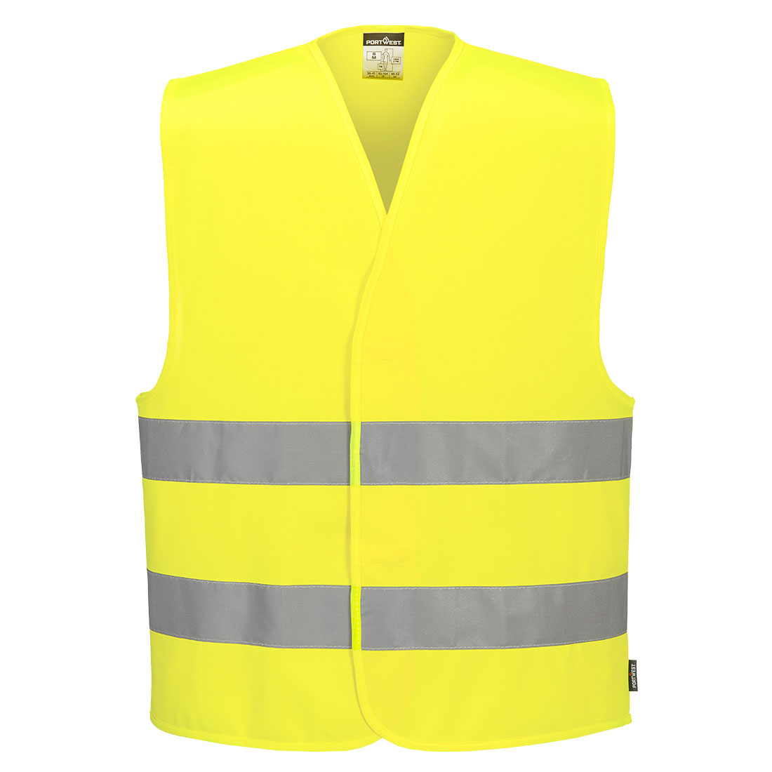 Hi-Vis Weste mit zwei Reflexstreifen