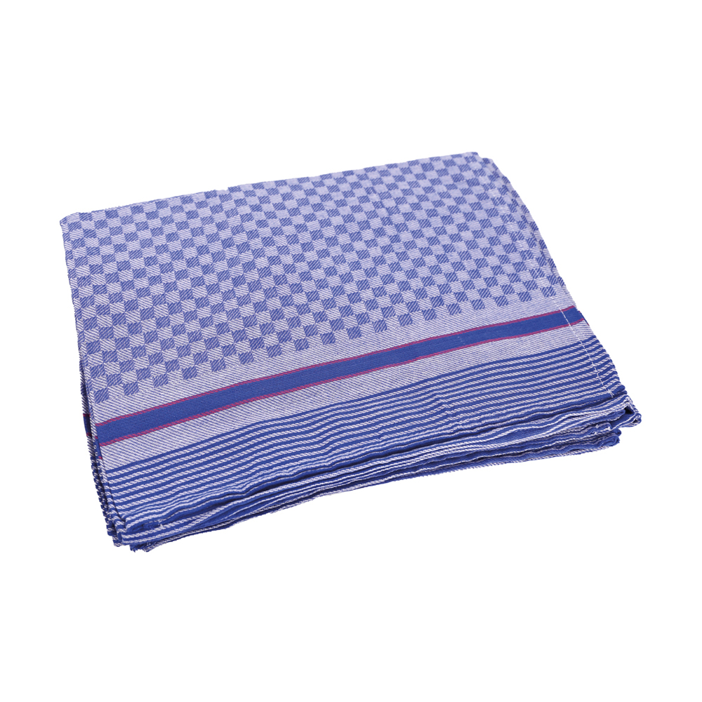 Grubentuch, 50 x 100 cm, blau-rot, 5er Pack