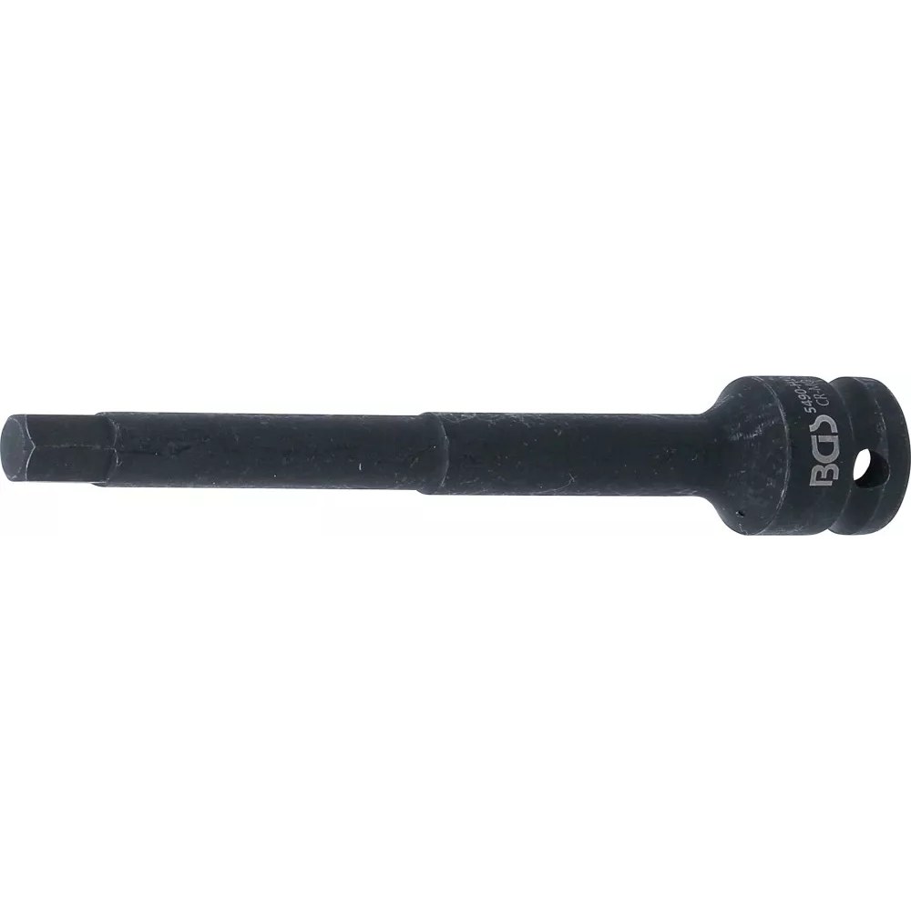 Kraft-Bit-Einsatz, Länge 150 mm, Antrieb Innenvierkant 12,5 mm (1/2"), Innensechskant 10 mm