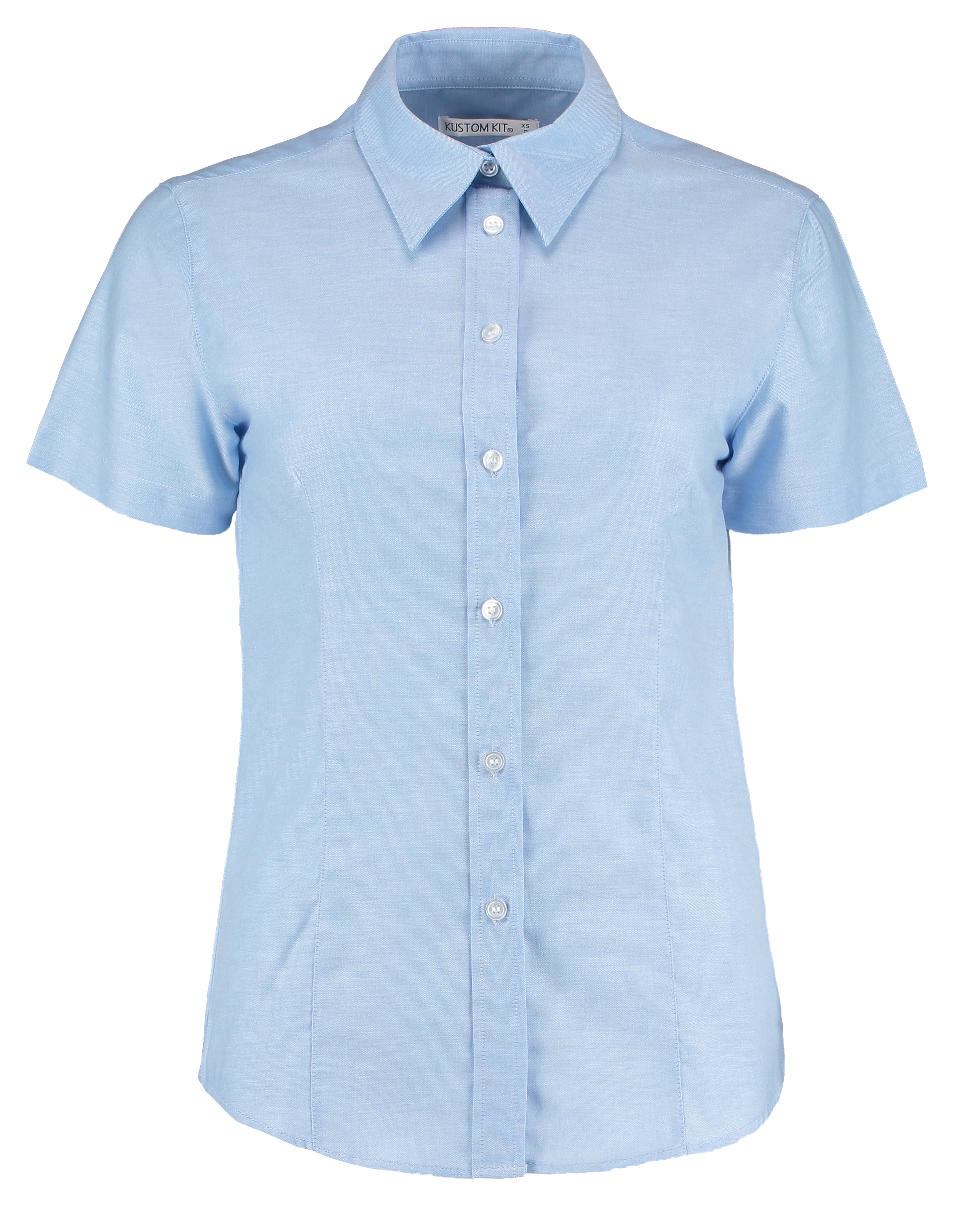 Hemd – Women´s Tailored Fit Workwear Oxford Shirt Short Sleeve