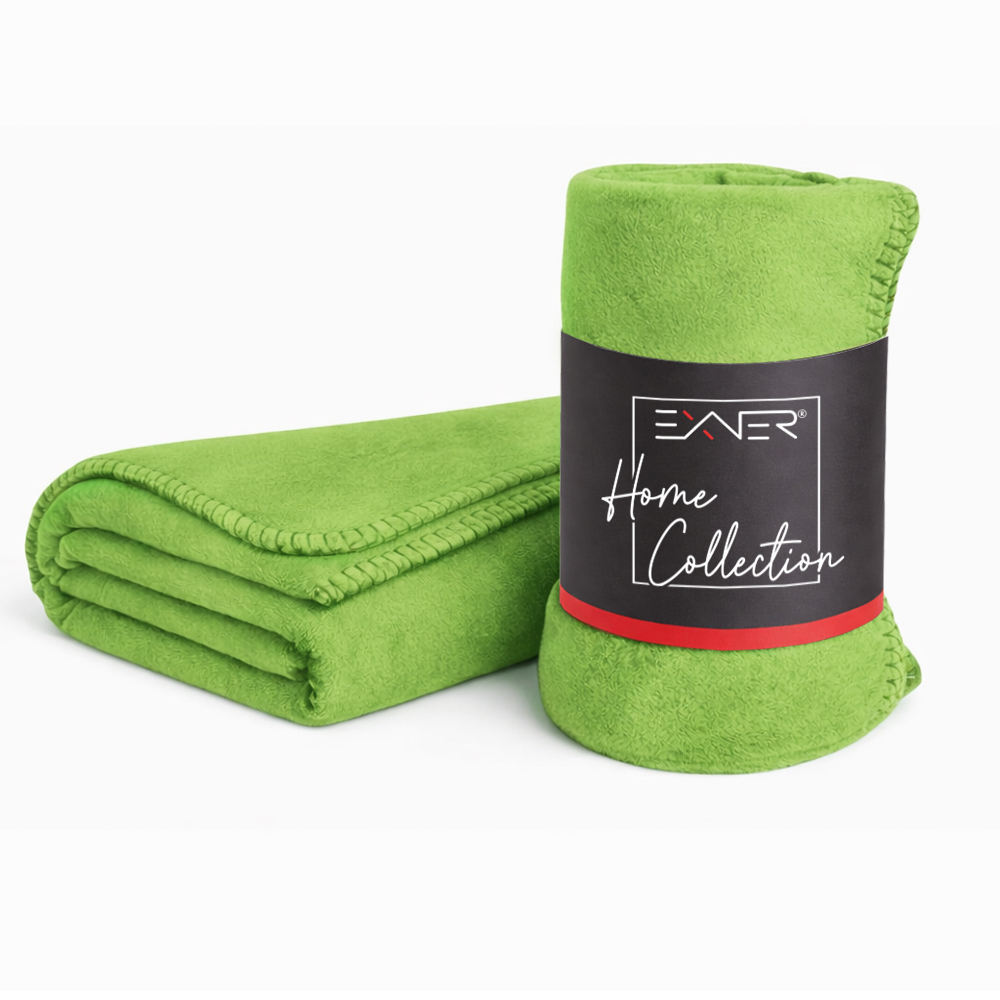 Polar Fleecedecke lemongreen 130 x 160 cm