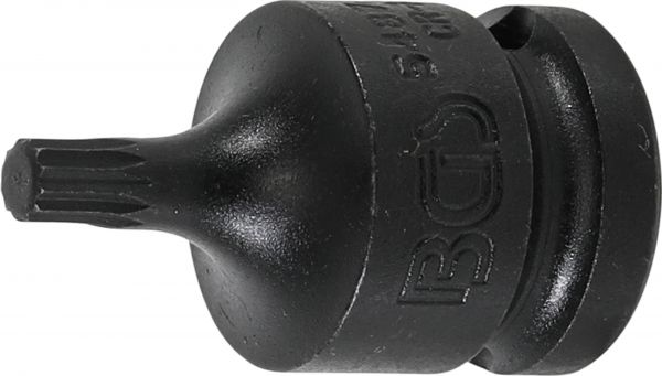 Kraft-Bit-Einsatz | Antrieb Innenvierkant 12,5 mm (1/2&quot;) | Innenvielzahn (für XZN) M6