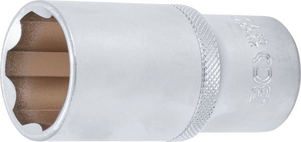 Steckschlüssel-Einsatz Super Lock, tief | Antrieb Innenvierkant 12,5 mm (1/2&quot;) | SW 28 mm