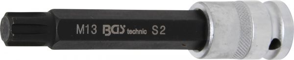 Bit-Einsatz | Länge 120 mm | Antrieb Innenvierkant 12,5 mm (1/2&quot;) | Keil-Profil (für RIBE) M13