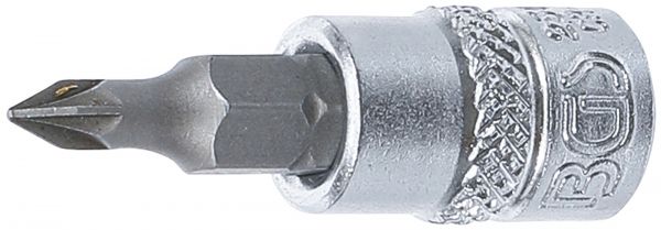 Bit-Einsatz | Antrieb Innenvierkant 6,3 mm (1/4&quot;) | Kreuzschlitz PZ0