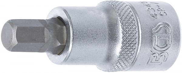 Bit-Einsatz | Antrieb Innenvierkant 12,5 mm (1/2&quot;) | Innensechskant 9 mm