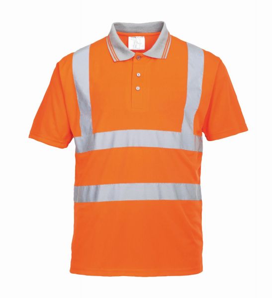 Warnschutz-Polo Shirt GO/RT