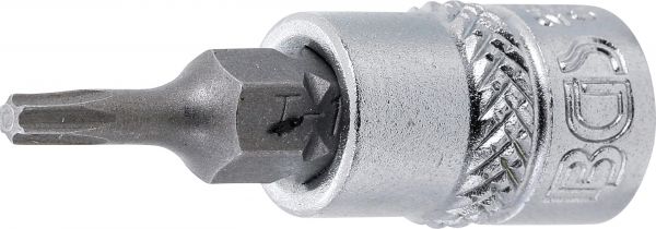 Bit-Einsatz | Antrieb Innenvierkant 6,3 mm (1/4&quot;) | T-Profil (für Torx) T10