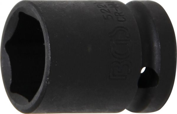 Kraft-Steckschlüssel-Einsatz Sechskant | Antrieb Innenvierkant 12,5 mm (1/2&quot;) | SW 21 mm