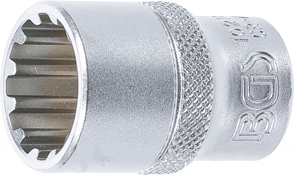 Steckschlüssel-Einsatz Gear Lock | Antrieb Innenvierkant 12,5 mm (1/2&quot;) | SW 18 mm