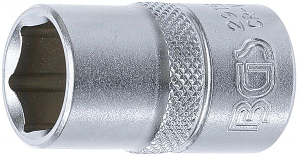 Steckschlüssel-Einsatz Sechskant | Antrieb Innenvierkant 12,5 mm (1/2&quot;) | SW 15 mm
