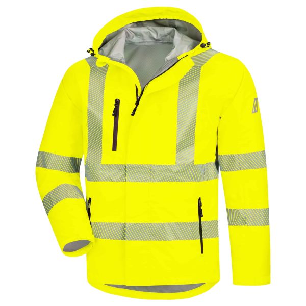 NITRAS MOTION TEX VIZ PLUS Warnschutz-Regenjacke