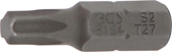 Bit | Antrieb Außensechskant 6,3 mm (1/4&quot;) | T-Profil (für Torx) T27
