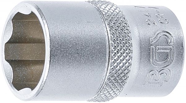 Steckschlüssel-Einsatz Super Lock | Antrieb Innenvierkant 12,5 mm (1/2&quot;) | SW 17 mm