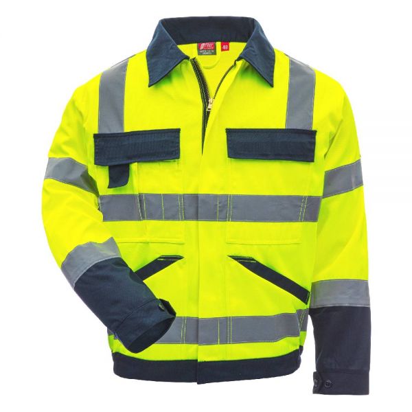 MOTION TEX VIZ Warnschutz-Arbeitsjacke