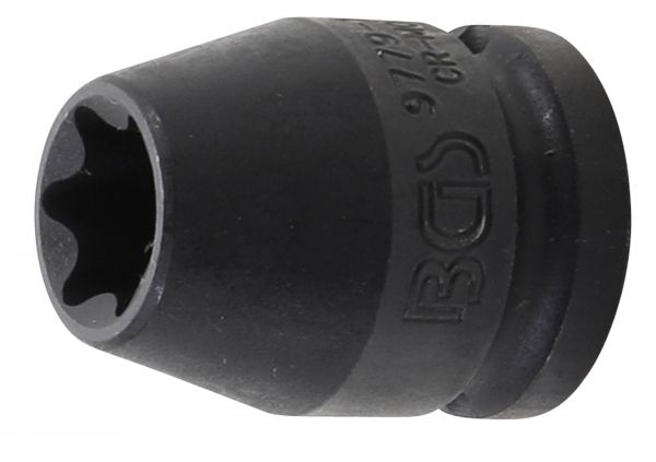 Kraft-Steckschlüssel-Einsatz E-Profil | Antrieb Innenvierkant 12,5 mm (1/2&quot;) | SW E18