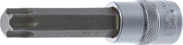 Bit-Einsatz | Länge 100 mm | Antrieb Innenvierkant 12,5 mm (1/2&quot;) | T-Profil (für Torx) T70